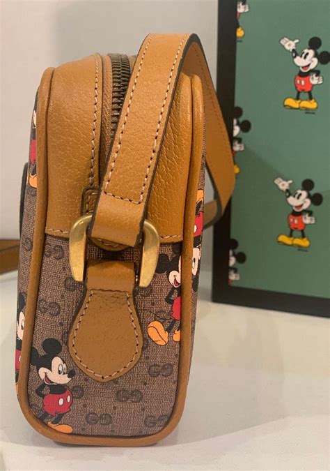 gucci purse mickey|gucci mickey mouse crossbody bags.